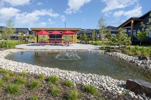 1949 Mahogany Boulevard Se, Calgary, AB - Outdoor With Body Of Water