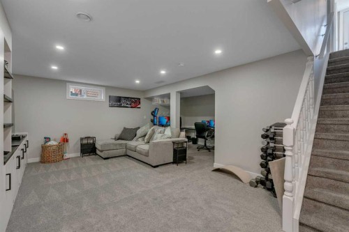 34 Ranch Glen Drive Nw, Calgary, AB - Indoor Photo Showing Basement