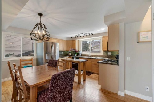 34 Ranch Glen Drive Nw, Calgary, AB - Indoor Photo Showing Dining Room
