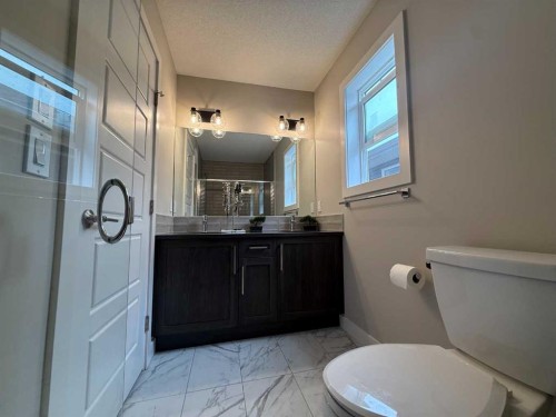 399 Sora Boulevard Se, Calgary, AB - Indoor Photo Showing Bathroom