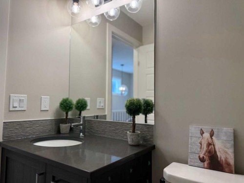 399 Sora Boulevard Se, Calgary, AB - Indoor Photo Showing Bathroom