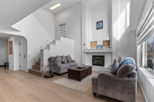 7 Country Hills Park Nw, Calgary, AB - Indoor With Fireplace