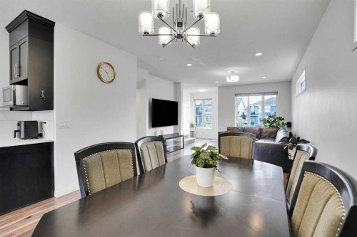 726 Redstone Drive Ne, Calgary, AB - Indoor Photo Showing Dining Room
