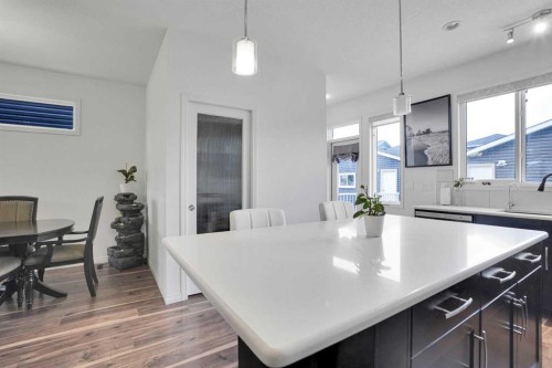726 Redstone Drive Ne, Calgary, AB - Indoor Photo Showing Dining Room
