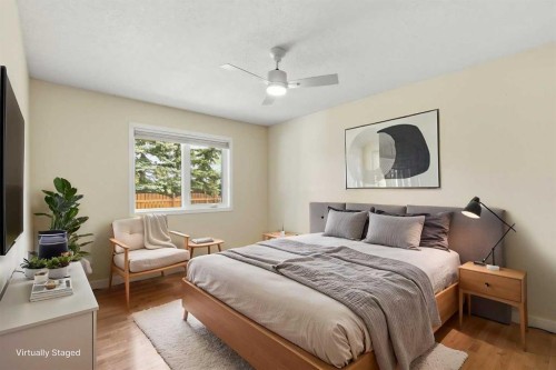 34 Vandoos Gardens Nw, Calgary, AB - Indoor Photo Showing Bedroom