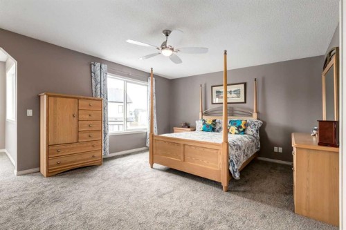 34 Morningside Landing Sw, Airdrie, AB - Indoor Photo Showing Bedroom