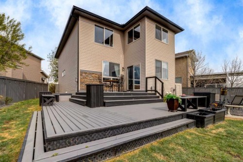 34 Morningside Landing Sw, Airdrie, AB - Outdoor With Deck Patio Veranda