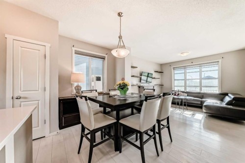 199 Savanna Parade Ne, Calgary, AB - Indoor Photo Showing Dining Room