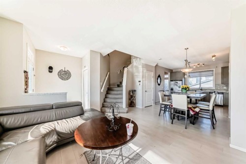 199 Savanna Parade Ne, Calgary, AB - Indoor Photo Showing Living Room