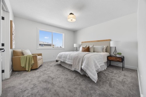 1090 Bayview Crescent, Airdrie, AB - Indoor Photo Showing Bedroom