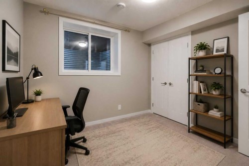 198 Masters Avenue Se, Calgary, AB - Indoor Photo Showing Office