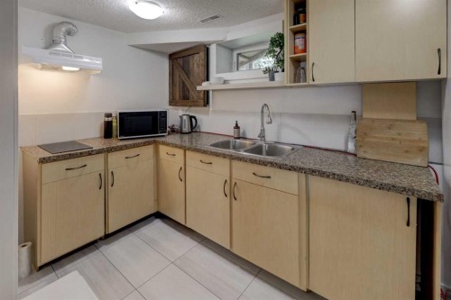 460 Parkridge Crescent Se, Calgary, AB - Indoor Photo Showing Kitchen With Double Sink
