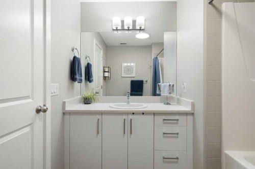 1306 Jumping Pound Common, Cochrane, AB - Indoor Photo Showing Bathroom