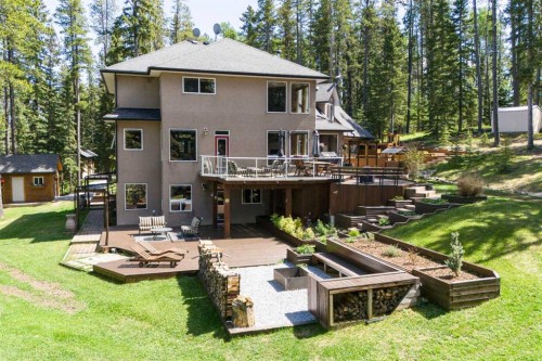 4 Highlands Place, Bragg Creek, AB - Outdoor With Deck Patio Veranda