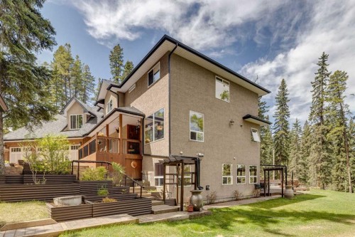 4 Highlands Place, Bragg Creek, AB - Outdoor With Deck Patio Veranda