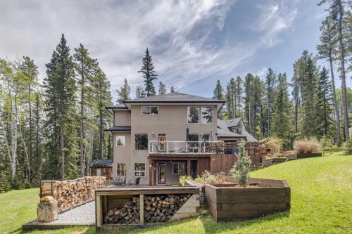 4 Highlands Place, Bragg Creek, AB - Outdoor With Deck Patio Veranda