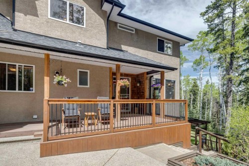4 Highlands Place, Bragg Creek, AB - Outdoor With Deck Patio Veranda With Exterior