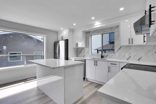 51 Martinridge Grove Ne, Calgary, AB - Indoor Photo Showing Kitchen With Upgraded Kitchen