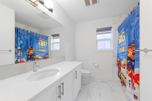 70 Saddlestone Green Ne, Calgary, AB - Indoor Photo Showing Bathroom