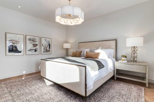 144 Greenwich Heath Nw, Calgary, AB - Indoor Photo Showing Bedroom