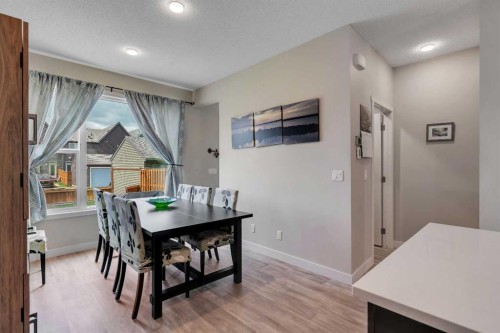 76 Carrington Boulevard Nw, Calgary, AB - Indoor Photo Showing Dining Room