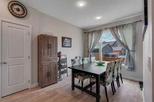 76 Carrington Boulevard Nw, Calgary, AB - Indoor Photo Showing Dining Room