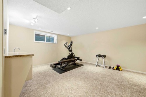 7942 Cougar Ridge Avenue Sw, Calgary, AB - Indoor Photo Showing Gym Room