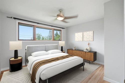 5212 Terry Road Nw, Calgary, AB - Indoor Photo Showing Bedroom