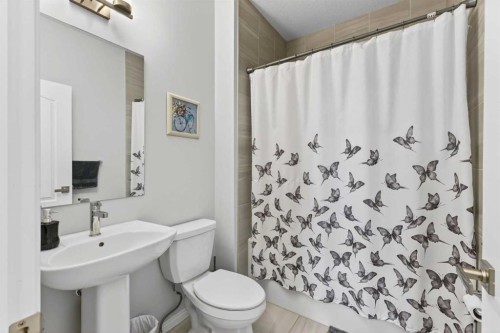 132 Seton Villas Se, Calgary, AB - Indoor Photo Showing Bathroom