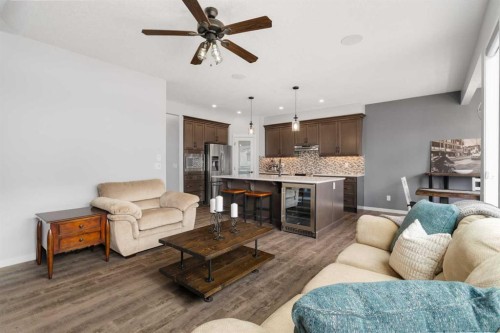92 Sage Bluff Way Nw, Calgary, AB - Indoor Photo Showing Living Room