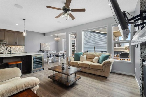 92 Sage Bluff Way Nw, Calgary, AB - Indoor Photo Showing Living Room