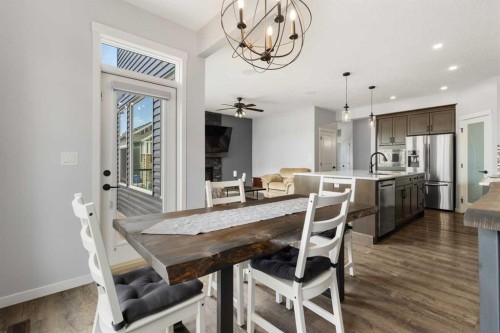 92 Sage Bluff Way Nw, Calgary, AB - Indoor Photo Showing Dining Room