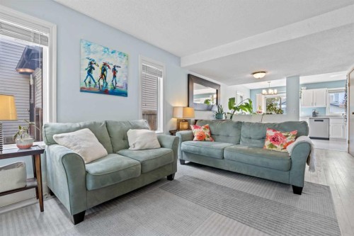 63 Falmere Way Ne, Calgary, AB - Indoor Photo Showing Living Room