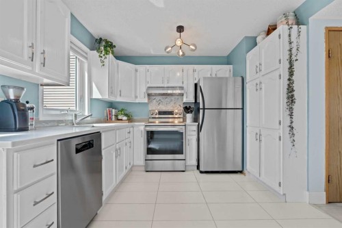 63 Falmere Way Ne, Calgary, AB - Indoor Photo Showing Kitchen With Stainless Steel Kitchen With Double Sink
