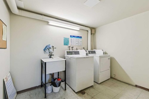 208-315 Heritage Drive Se, Calgary, AB - Indoor Photo Showing Laundry Room
