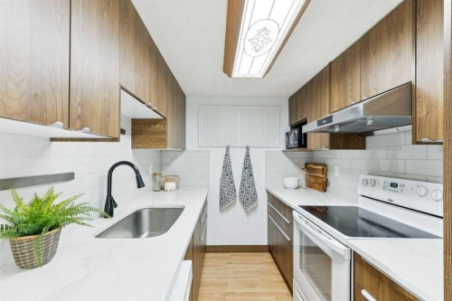 72-1055 72 Avenue Nw, Calgary, AB - Indoor Photo Showing Kitchen