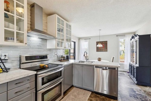 56 Riverbrook Road Se, Calgary, AB - Indoor Photo Showing Kitchen With Stainless Steel Kitchen With Upgraded Kitchen