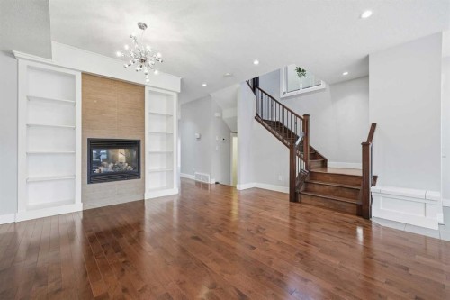 2018 37 Street Sw, Calgary, AB - Indoor Photo Showing Other Room With Fireplace