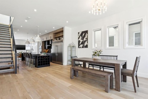 1424 27 Street Sw, Calgary, AB - Indoor Photo Showing Dining Room