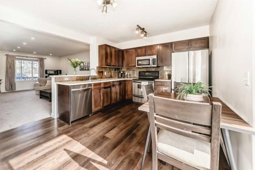 54 Panatella Park Nw, Calgary, AB - Indoor Photo Showing Kitchen With Stainless Steel Kitchen