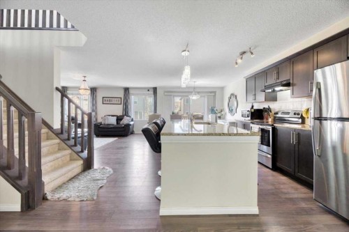 145 Viewpointe Terrace, Chestermere, AB - Indoor Photo Showing Kitchen With Stainless Steel Kitchen