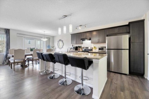 145 Viewpointe Terrace, Chestermere, AB - Indoor Photo Showing Kitchen With Stainless Steel Kitchen With Upgraded Kitchen