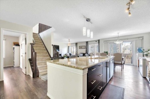 145 Viewpointe Terrace, Chestermere, AB - Indoor Photo Showing Kitchen With Upgraded Kitchen