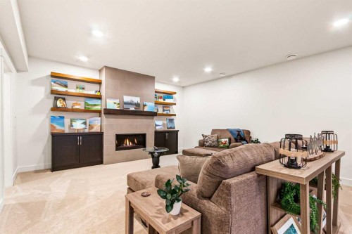 40 Viceroy Crescent, Olds, AB - Indoor With Fireplace