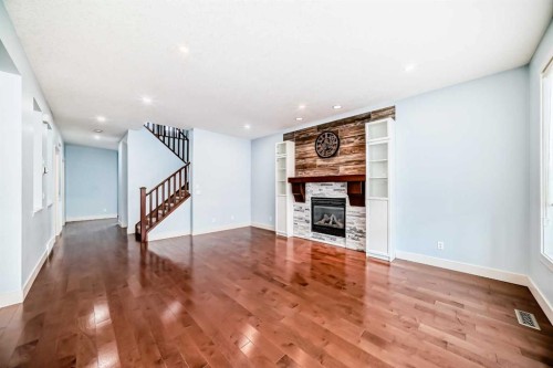331 Royal Oak Heath Nw, Calgary, AB - Indoor With Fireplace