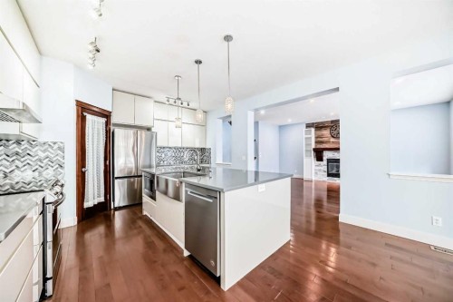 331 Royal Oak Heath Nw, Calgary, AB - Indoor Photo Showing Kitchen With Stainless Steel Kitchen With Upgraded Kitchen
