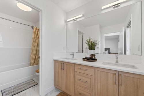 309 Baneberry Way Sw, Airdrie, AB - Indoor Photo Showing Bathroom