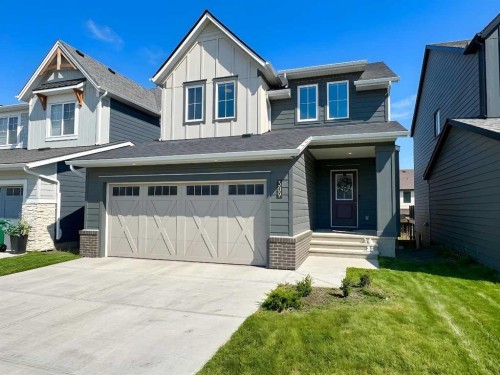309 Baneberry Way Sw, Airdrie, AB - Outdoor With Facade