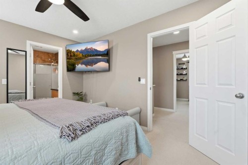 213 Silverado Drive Sw, Calgary, AB - Indoor Photo Showing Bedroom