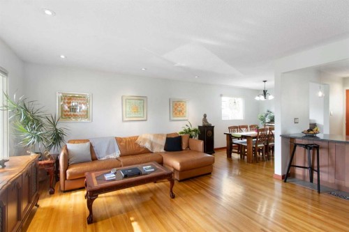 10811 Maplecrest Road Se, Calgary, AB - Indoor Photo Showing Living Room